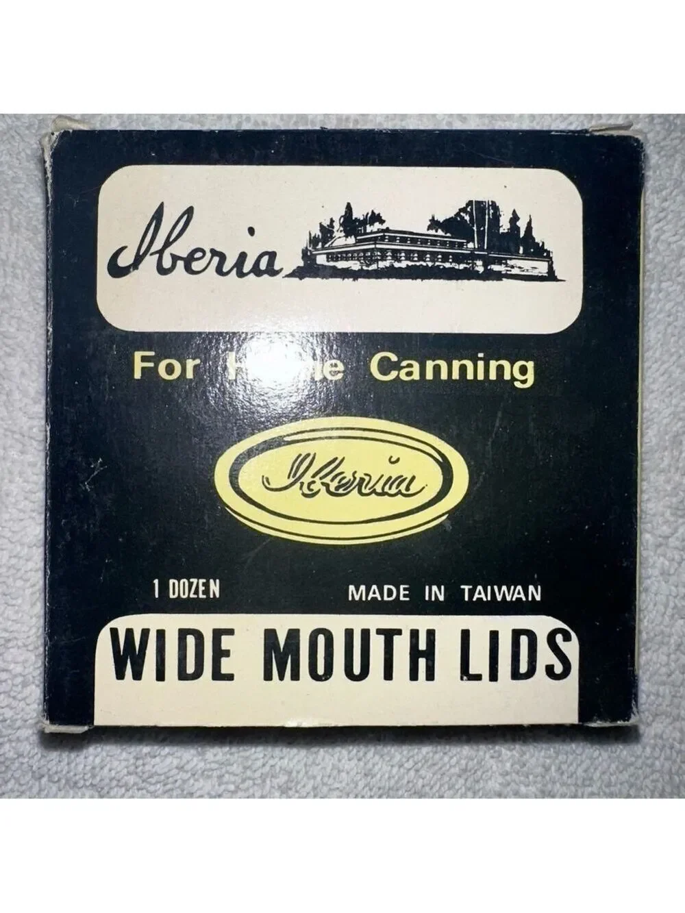RARE Vintage NIB Iberia Wide Mouth Canning Jar Lids Set Of 3